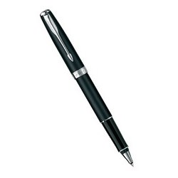 Ручка Parker Sonnet Matt Black CT роллер(корпус-латунь, лак) черный