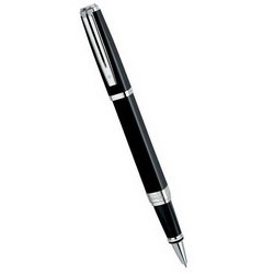 Ручка Waterman Exception Night & Day Black СT роллер,(корпус-лак,отделка-посеребрение),черный