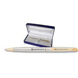 Ручка Waterman Hemisphere Stainless Steel GT шариковая, серебристый