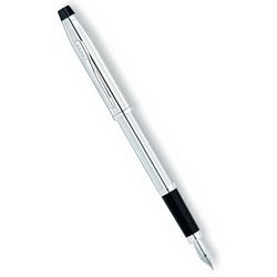Ручка CROSS Century II Lustrous Chrome перьевая, серебристый