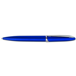 Ручка Ява шариковая, с металлическим клипом, цвет синий