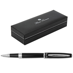 Ручка роллер Flavio Ferrucci Prestigio в подарочной коробке, цвет черный