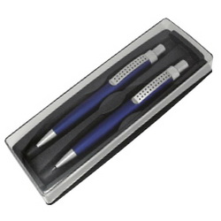 Набор "Allegra": ручка шариковая и карандаш в пластиковом футляре