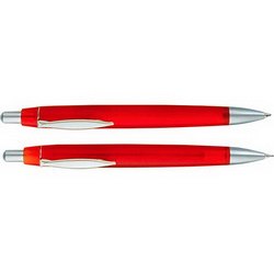 Набор Танго: ручка шариковая и механический карандаш, красный
