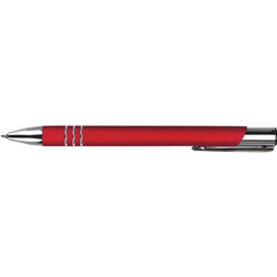 Ручка Эдмон шариковая, металл, цвет красный