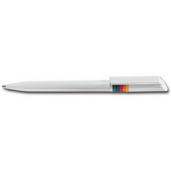 Ручка Griffe белый с радужн.колечками, Италия