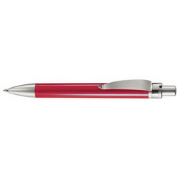 Ручка Futura, металл, пластик, красный, Италия