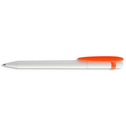 Ручка шариковая Ellips с цветным клипом, оранжевый