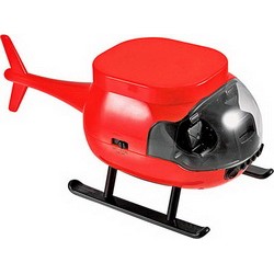 CD-плеер в виде вертолета красный