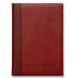 Ежедневник Velvet датированный малый (352 стр.), красный
