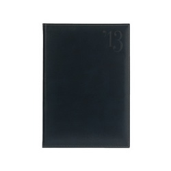 Ежедневник датированный А4 PORTLAND (352 стр.), золотой обрез, цвет темно-синий