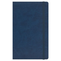Ежедневник-органайзер недатированный Portobello VELVET(240 cтр.), тонированный блок, держатель для ручки, кармашек для записок, цвет синий