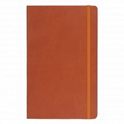 Ежедневник-органайзер недатированный Portobello PORTLAND FLEX (240 cтр.), тонированный блок, кармашек для записок, цвет  оранжевый