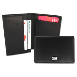 Футляр для кредитных и визитных карт, в подарочной коробке, Франция, цвет черный