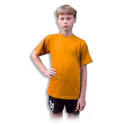Футболка детская XXXS 100% хлопок, плотность 155 г/кв. м, оранжевый