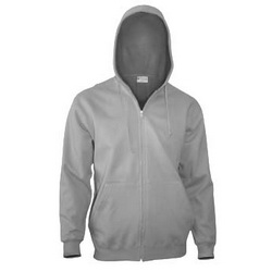 Куртка-толстовка на молнии с капюшоном XXL 80% хлопок, 20% полиэстер, плотность 280 г/кв.м, цвет серый