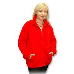 Куртка из флиса XL 100% полиэстер, плотность 260 г/кв. м, красный