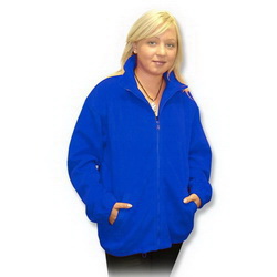 Куртка из флиса S 100% полиэстер, плотность 260 г/кв. м, синий