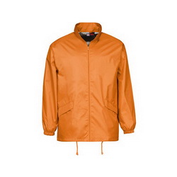 Куртка-ветровка М с чехлом, на подкладке ( сетка), 100 % нейлон оранжевый