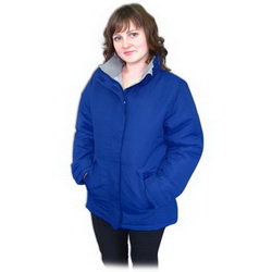 Куртка женская утепленная водонепроницаемая, M, с капюшоном, 100 % полиэстер с акриловой пропиткой,