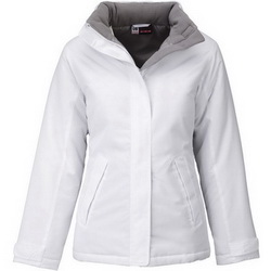 Куртка женская утепленная водонепроницаемая, XL, с капюшоном, 100 % полиэстер с акриловой пропиткой,