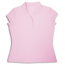 Рубашки-поло ХL женская 100% хлопок, плотность 205 г/кв.м, розовый