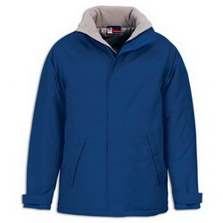 Куртка утепленная водонепроницаемая, L, с капюшоном, 100 % полиэстер с акриловой пропиткой, синий