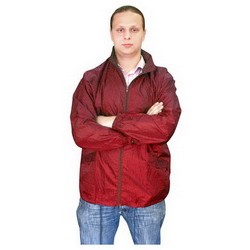 Куртка-ветровка XXL, 100% полиэстер, с чехлом, красный