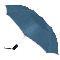 Зонт - полуавтомат складной, синий