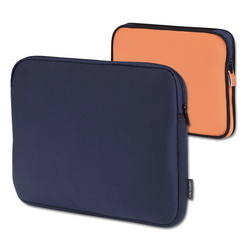 Чехол для ноутбука 15,4, двухцветный,неопрен, оранжевый - синий