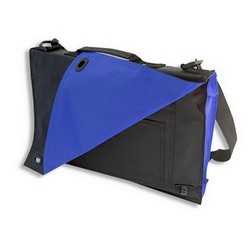 Сумка-портфель для документов, нейлон, синий