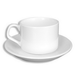 Чайно-кофейная пара Кармен, 160 мл, ударопрочный фарфор