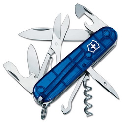 Нож Victorinox, 14 функций, длина лезвия 91 мм, Швейцария, цвет синий