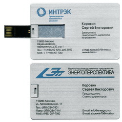 Флэш-карта USB Card, 8Gb, металл