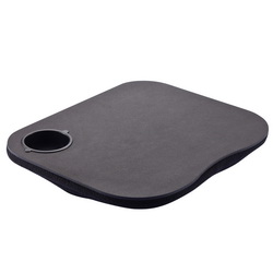 Подставка под планшет со встроенным подстаканником и мягкой подушечкой на колени, может использоваться как поднос, пластик, текстиль