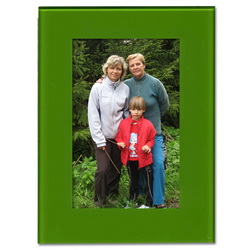 Рамка для фото 10х15, стекло, цвет зеленый