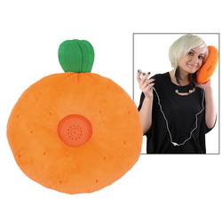 Музыкальная подушка Orange с возможностью подключения мобильного телефона, текстиль