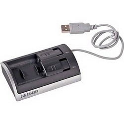 Зарядное устройство для аккумуляторов, работающее от USB черный